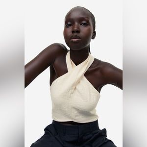 Halter crop top